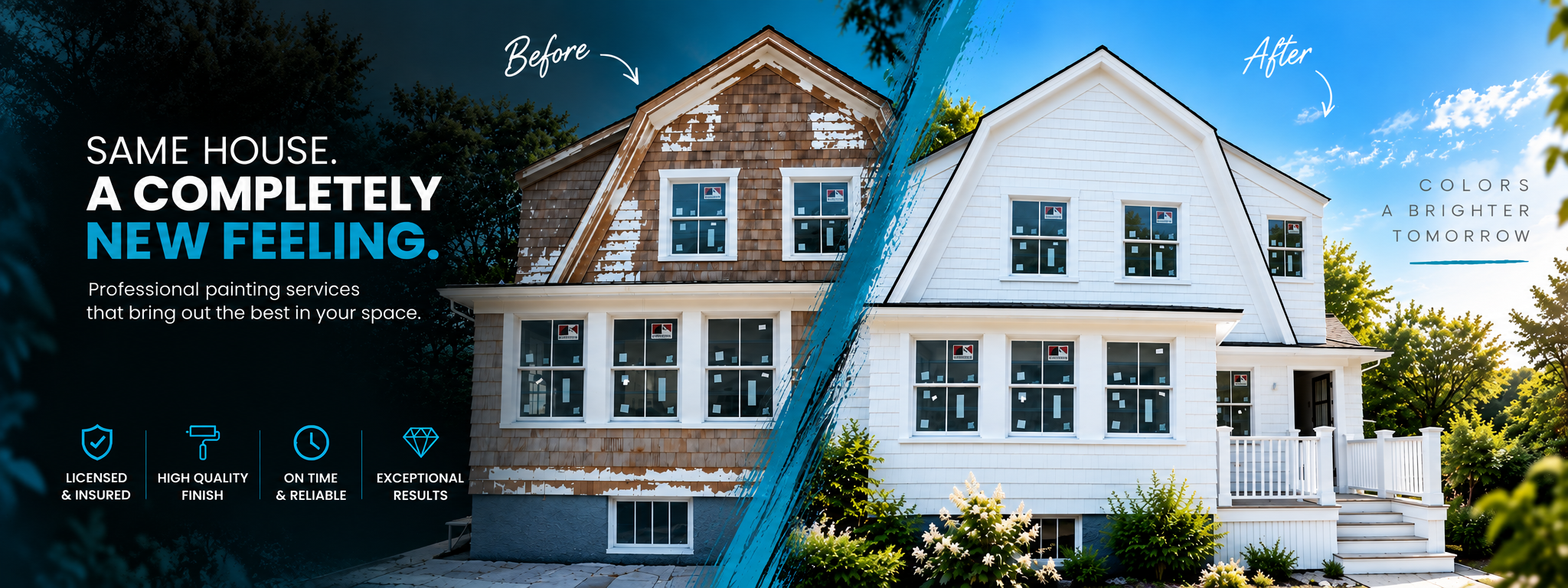 Master Brush & Fix painting transformation and professional service information
